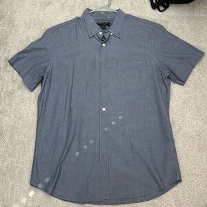 Banana Republic chambray shirt with dots Large